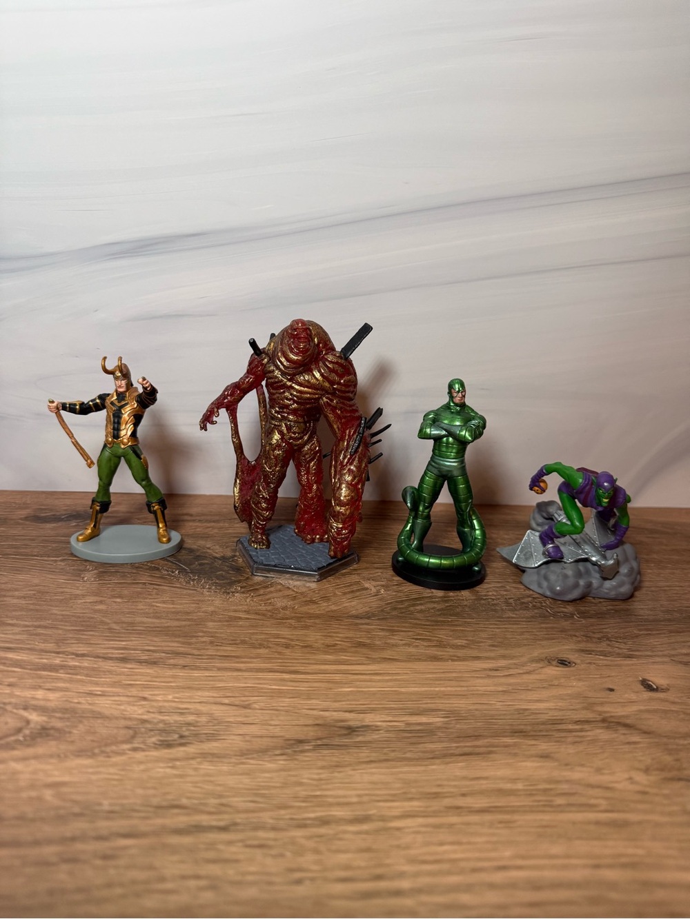 Marvel Villain Mini Figure Lot Loki Green Goblin Sandman Scorpion